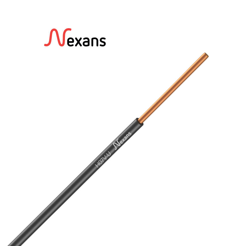 Nexans H07V-U PASSEO 1X1.5 BLACK C100m