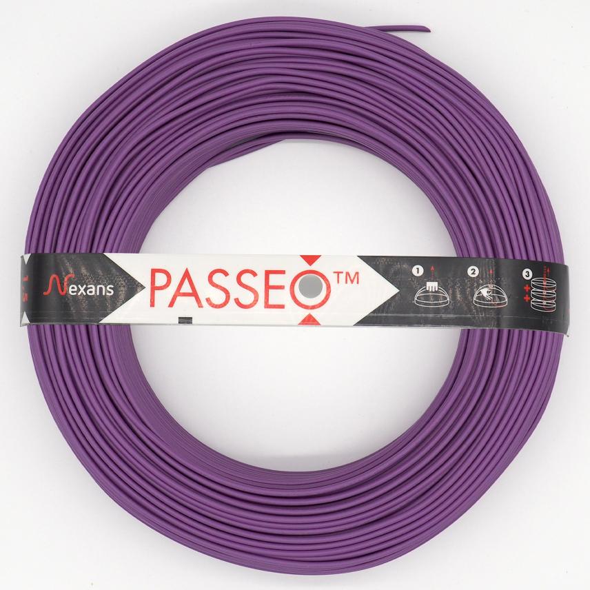 Nexans H07V-U PASSEO 1X1.5 PURPLE C100m