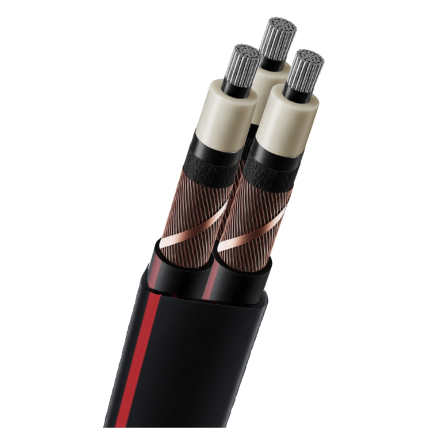 Nexans XKDT-YT Alu Dreileiterkabel mit XLPE Isolation